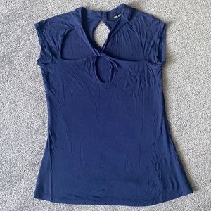 Navy Blue Top